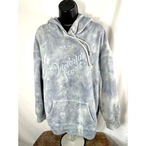 Victoria’s Secret Tie Dye Hoodie Large Blue
